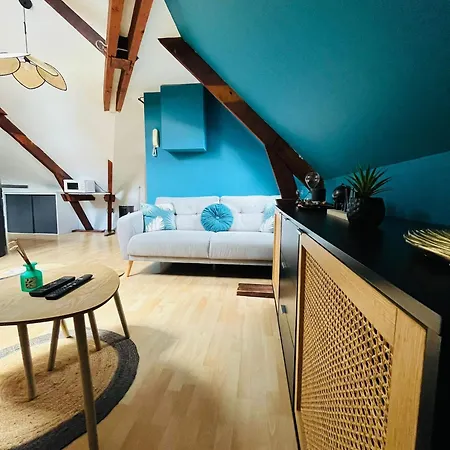 Apartament Le Cocon Bleu T3 Hypercentre